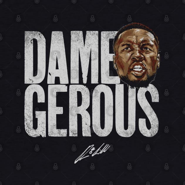 Damian Lillard Milwaukee Dame-gerous by ClarityMacaws